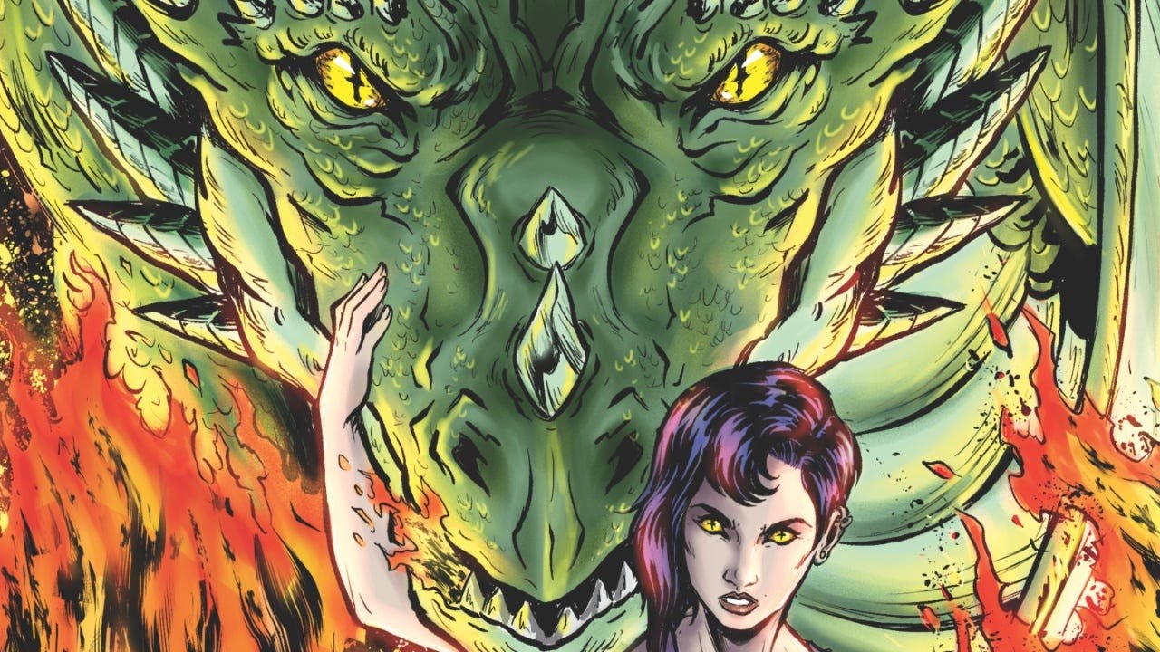 AI-generated conceptual illustration for AHOY Comics Announces New Graphic Novel Dragonproof